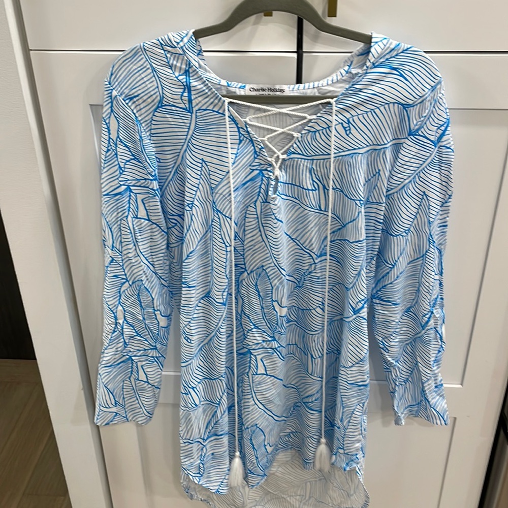 New. Charlie Holiday Swim Cover-up. Size S.